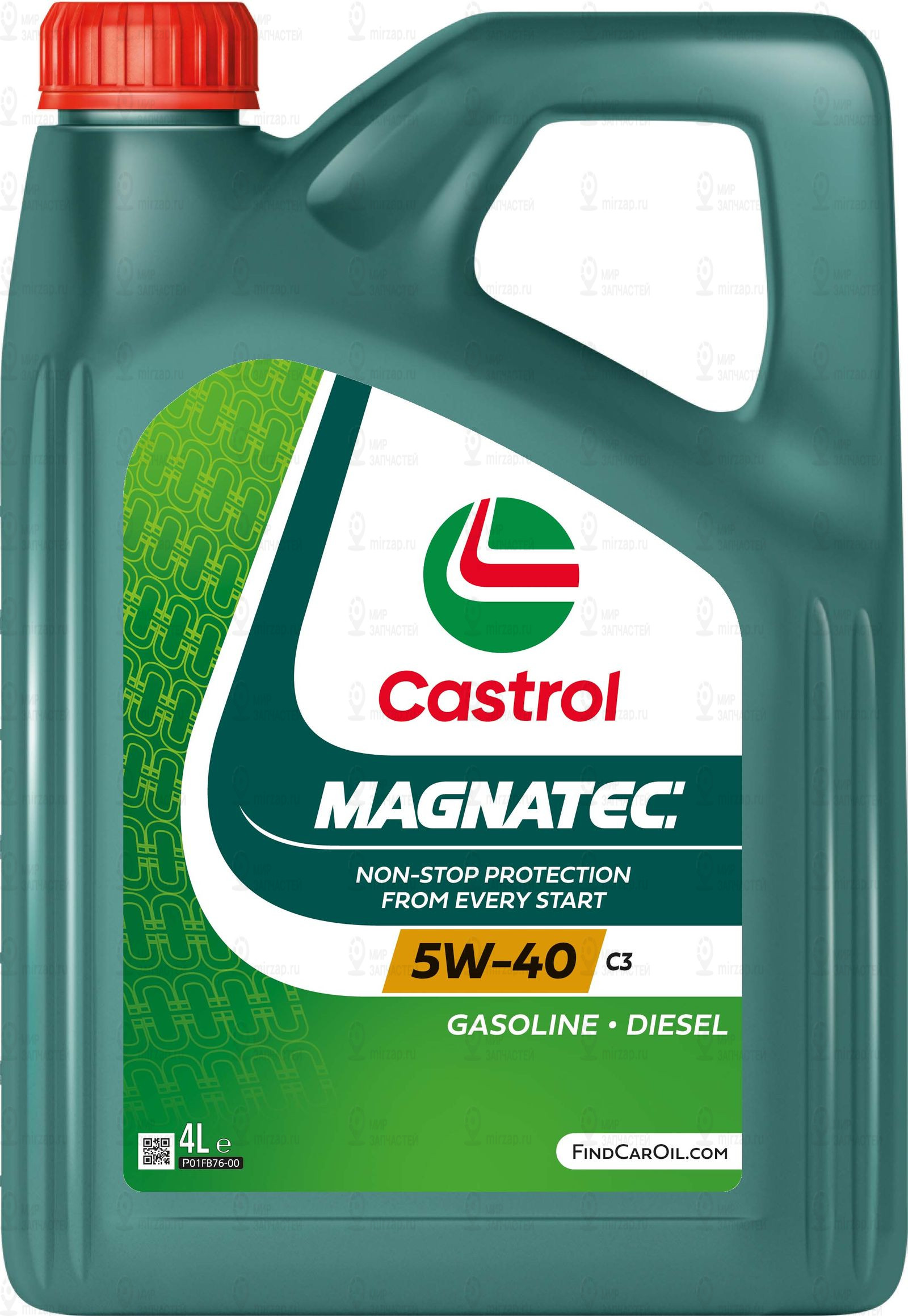 Масло Моторное Castrol Magnatec 5W-40 C3, 4Л CASTROL 15F624