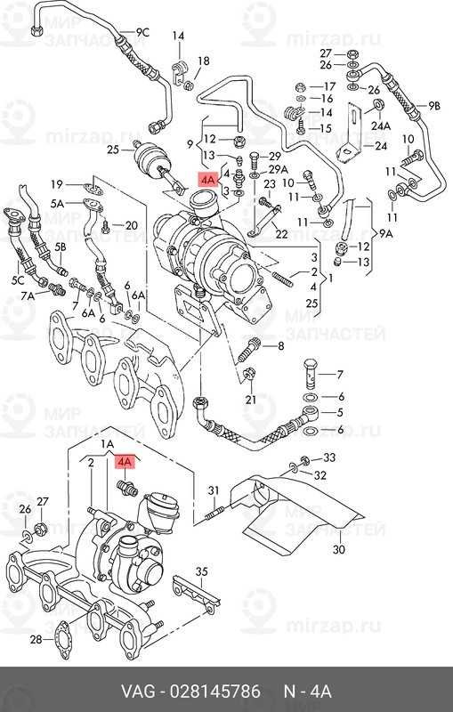 Запчасть VAG 028145786