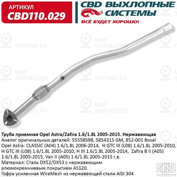 Запчасть CBD CBD110029