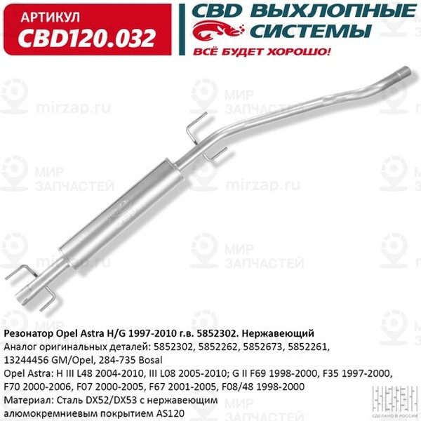 Запчасть CBD CBD120032