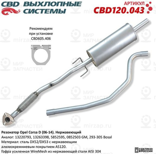 Запчасть CBD CBD120043