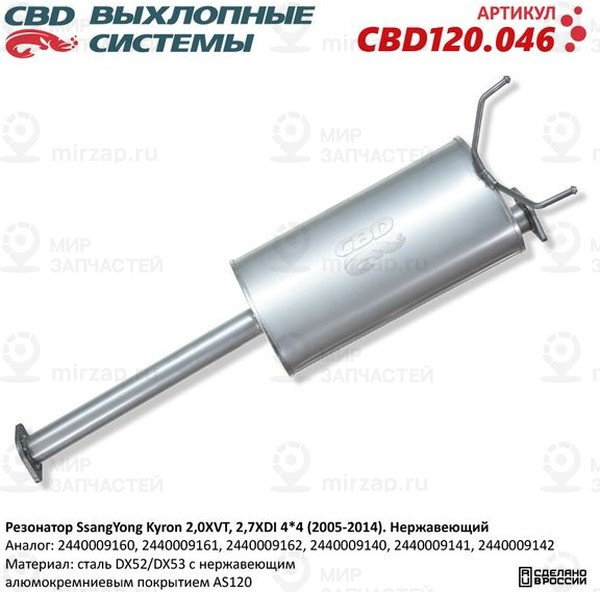 Запчасть CBD CBD120046
