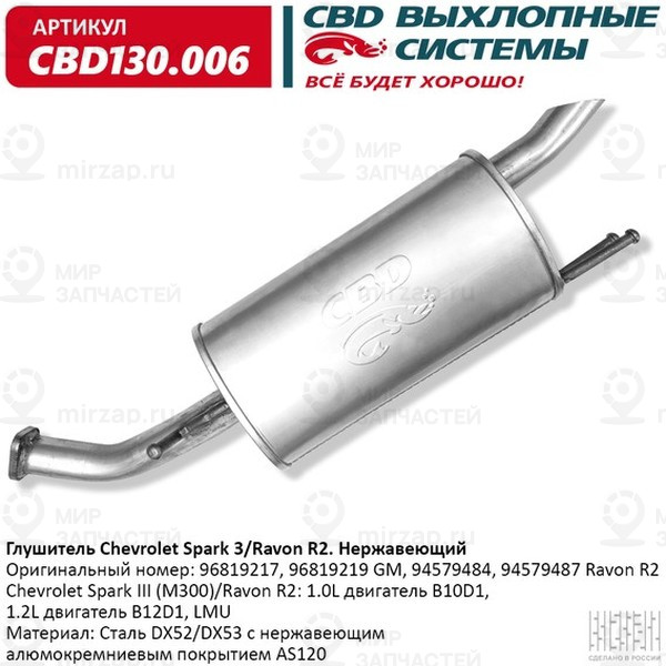 Запчасть CBD CBD130006