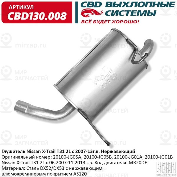Запчасть CBD CBD130008