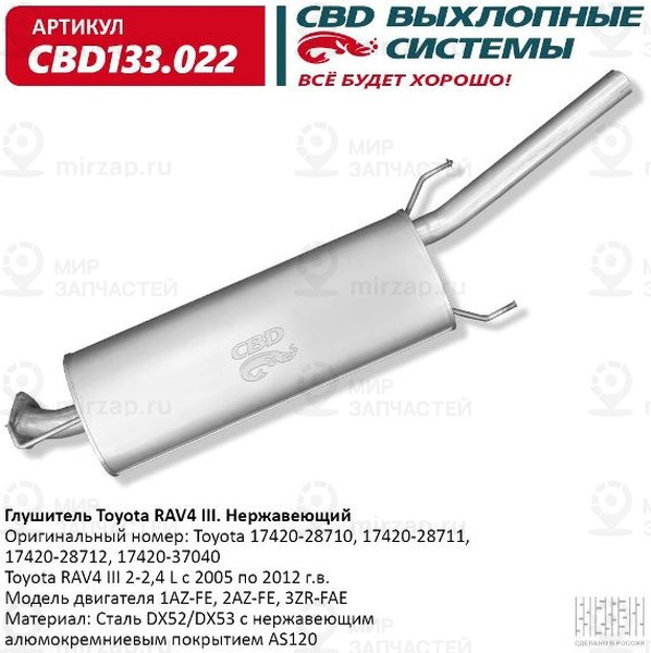 Запчасть CBD CBD133022