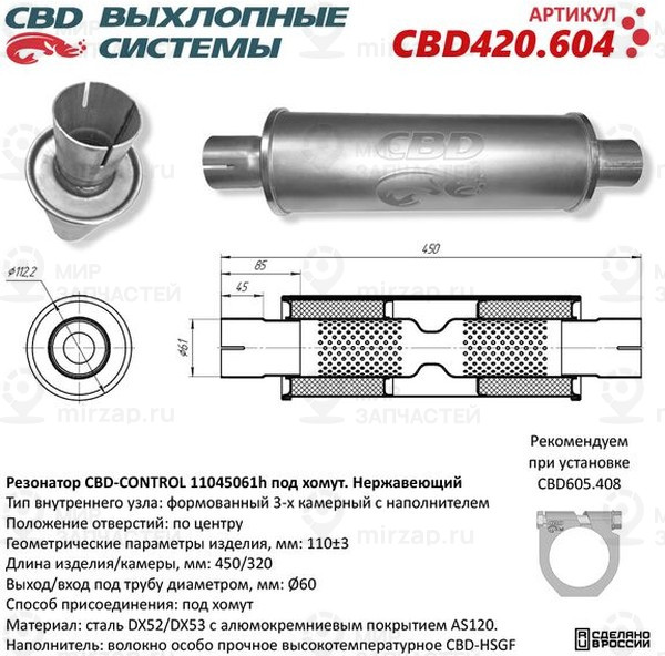 Запчасть CBD CBD420604