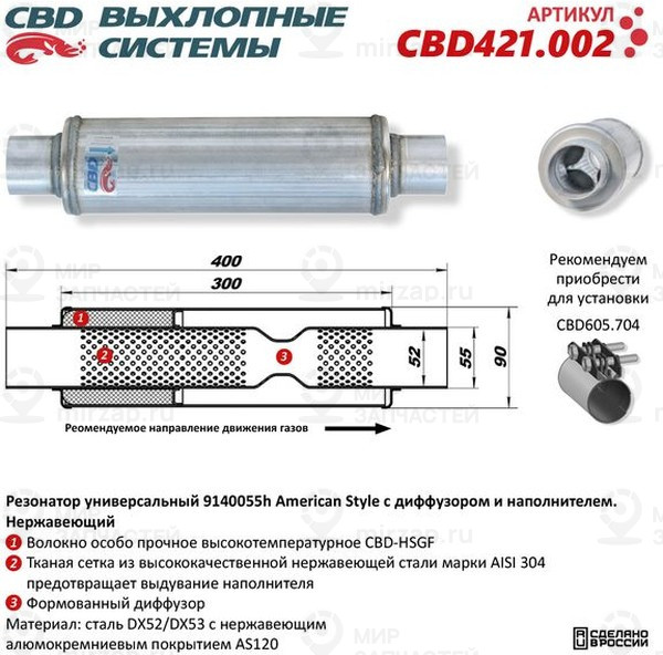 Запчасть CBD CBD421002