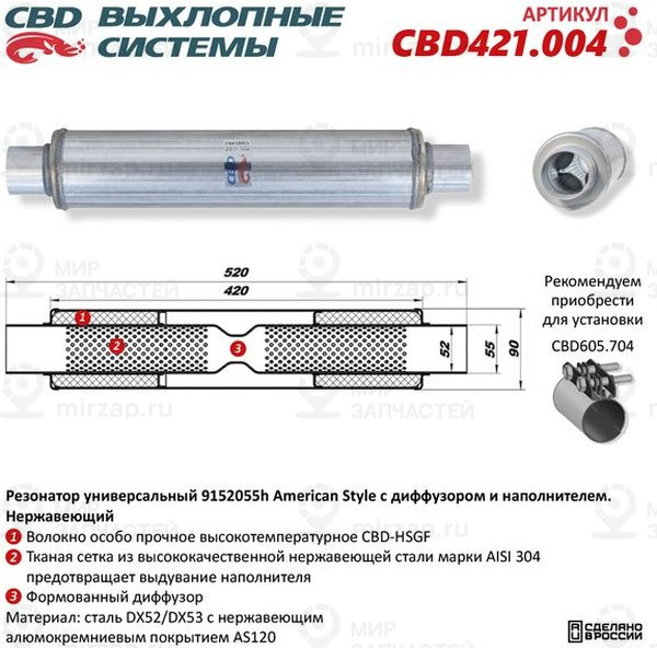 Запчасть CBD CBD421004