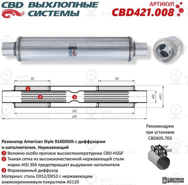 Запчасть CBD CBD421008