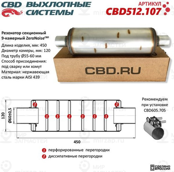 Запчасть CBD CBD512107