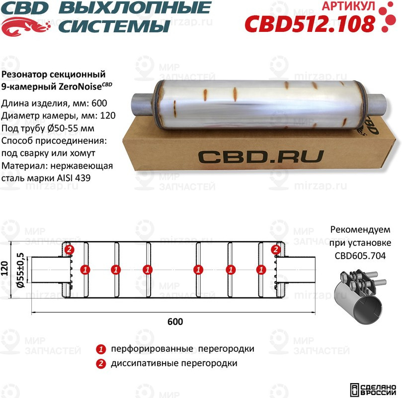 Запчасть CBD CBD512108