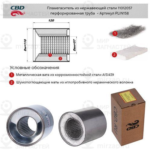 Запчасть CBD PLIN158