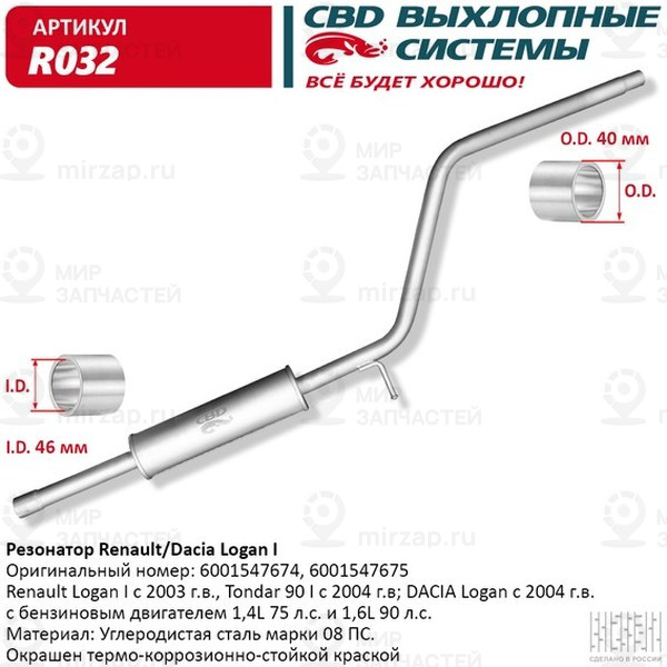 Запчасть CBD R032