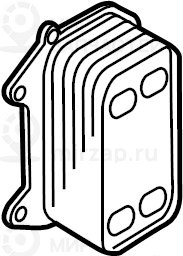 Pадиатор, масляный
 VAG 03L117021C