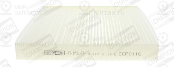 Фильтр, воздух во внутренном пространстве CHAMPION CCF0116