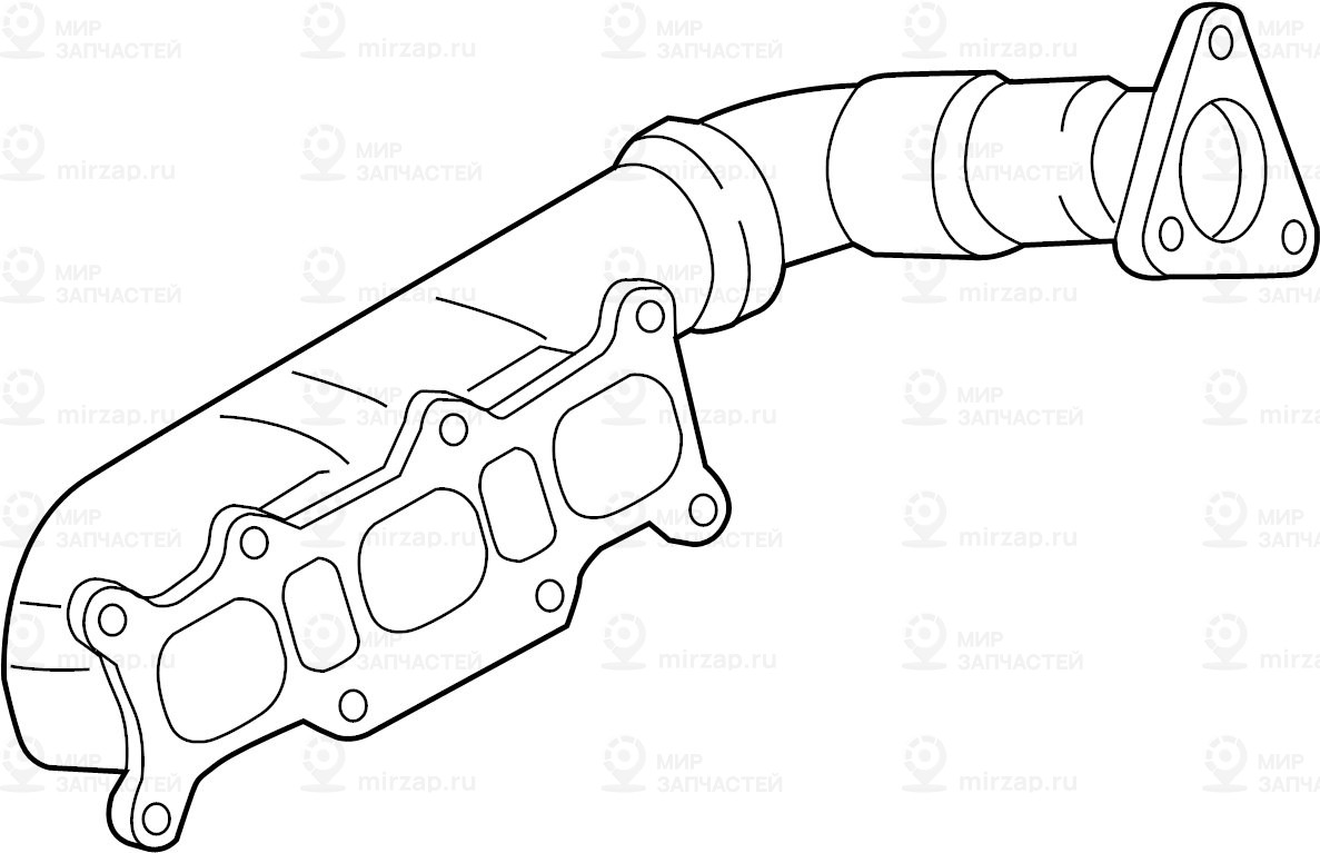 Выпускной коллектор
 VAG 059253034BP