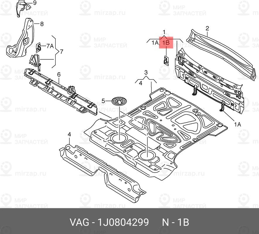 Запчасть VAG 1J0804299
