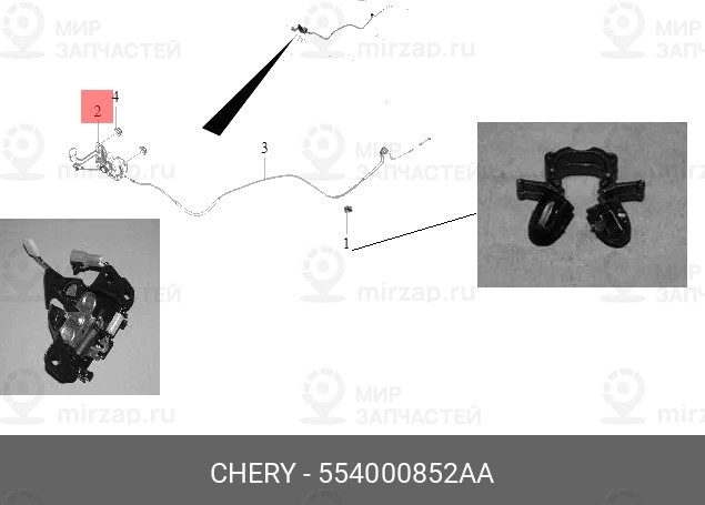Запчасть CHERY 554000852AA