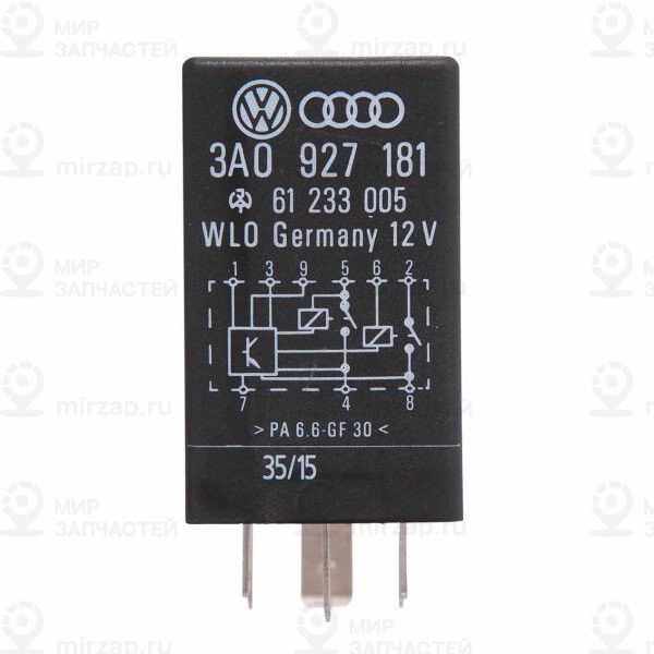 Pеле включения стартера
 VAG 3A0927181