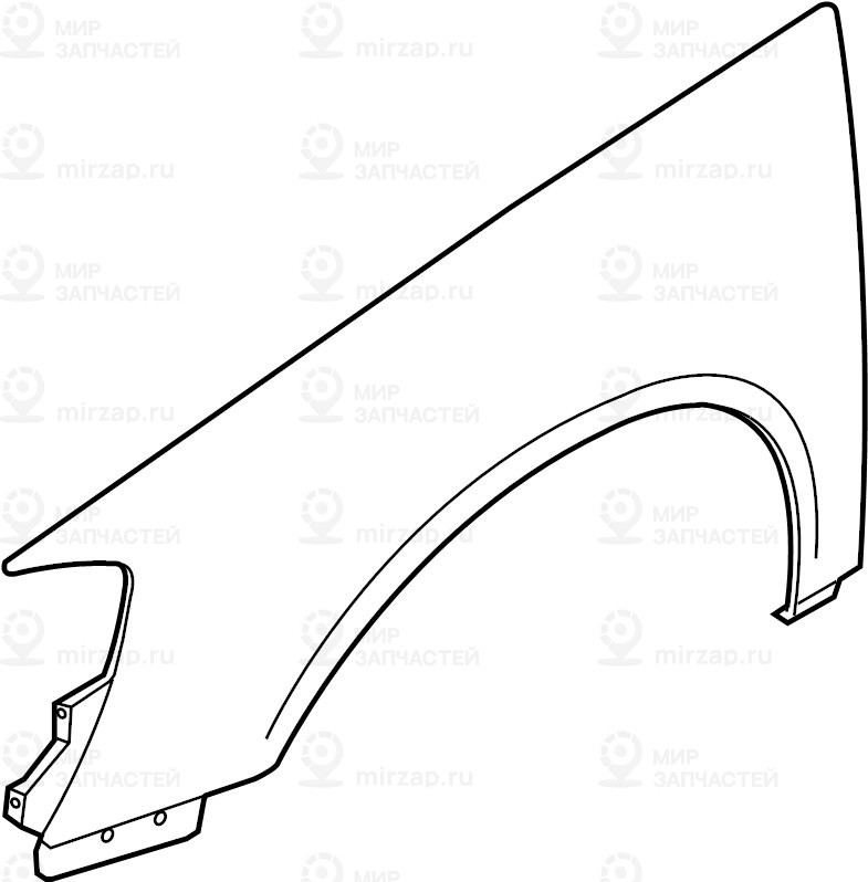 Kрыло
 VAG 3C0821022