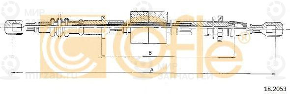Запчасть Cofle 182053