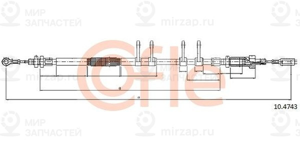Запчасть Cofle 92104743