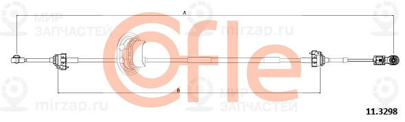 Трос Кпп Citroen C4 All 10- Cofle 92113298