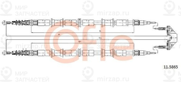 Запчасть Cofle 92115865