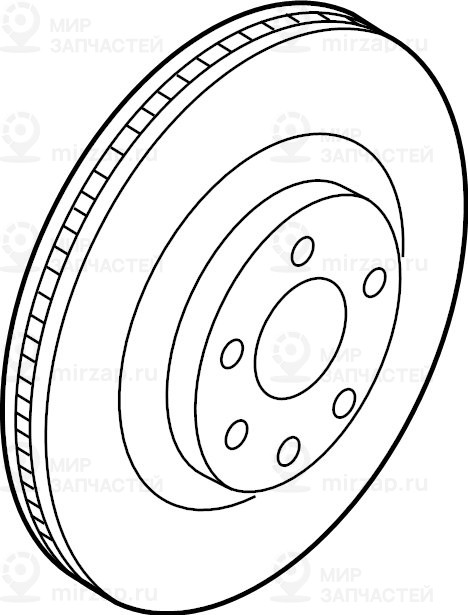 Диск тормозной передний
 VAG 4M0615301AS