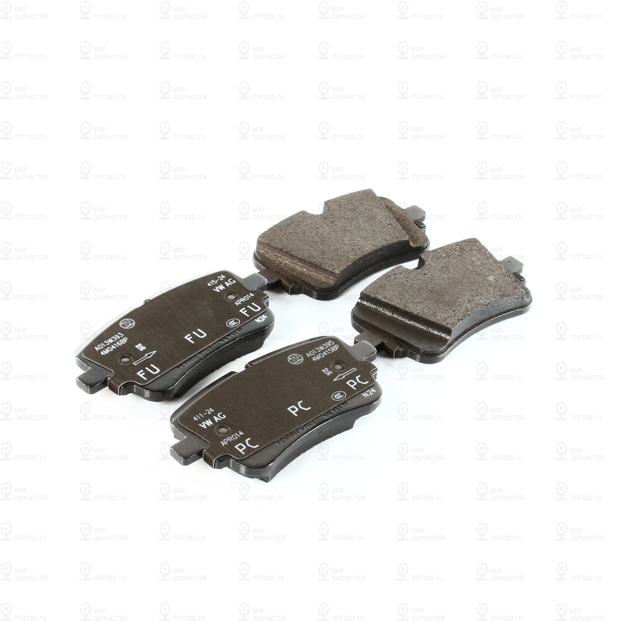 Комплект Тормозных Колодок Для Дисковы
 VAG 4M0698451BE