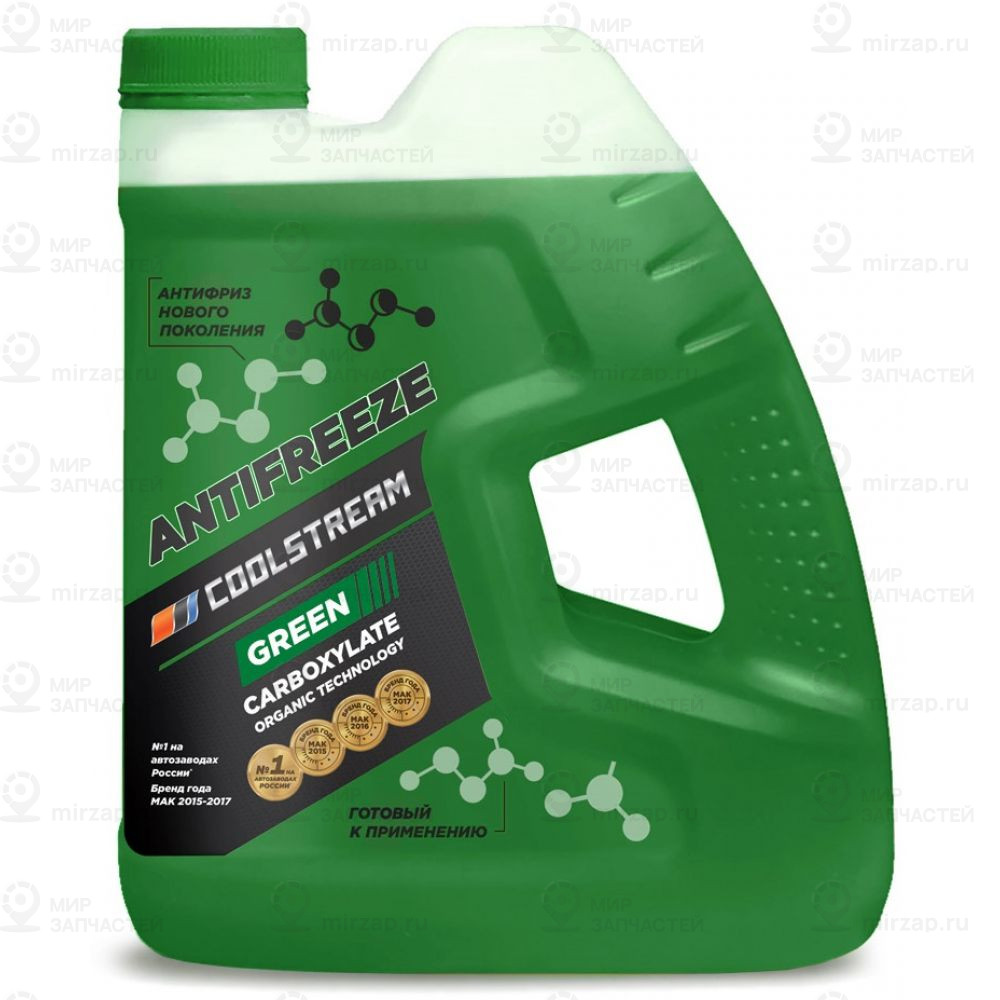 Антифриз Coolstream Green G11 Готовый -40 Зеленый 4 Л Cs-010909-Gr
 COOLSTREAM CS010909GR