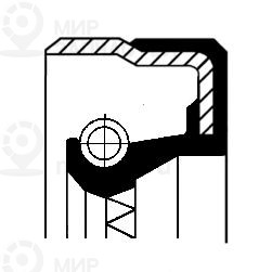 Уплотняющее кольцо, дифференциал CORTECO 01019475B