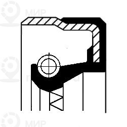 Уплотняющее кольцо, раздаточная коробка CORTECO 01035430B