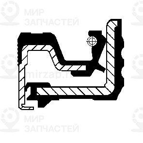Уплотнительное кольцо CORTECO 12016688B