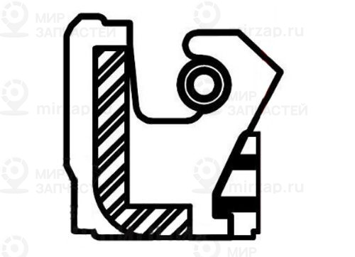 Запчасть CORTECO 19017082B