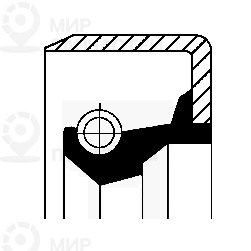 Запчасть CORTECO 19033675B