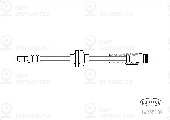 Тормозной шланг CORTECO 19035282