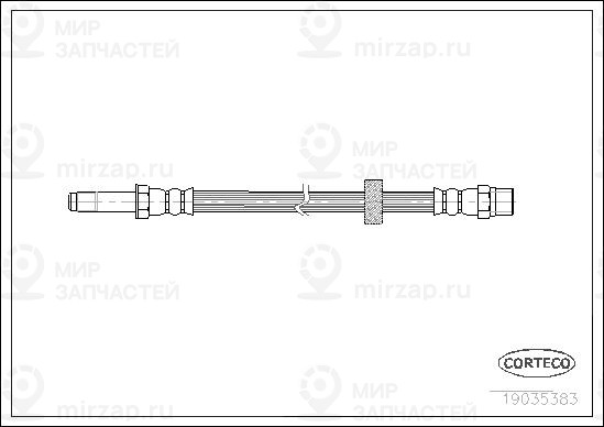 Тормозной шланг CORTECO 19035383