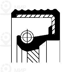 Запчасть CORTECO 20019853B
