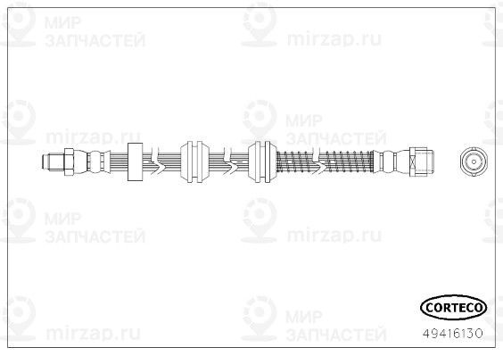 Тормозной шланг CORTECO 49416130