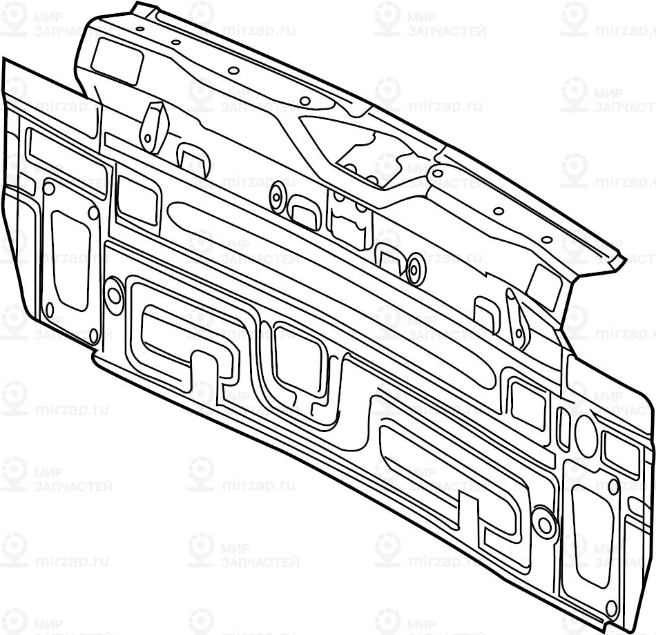 Задняя панель
 VAG 5N0813301