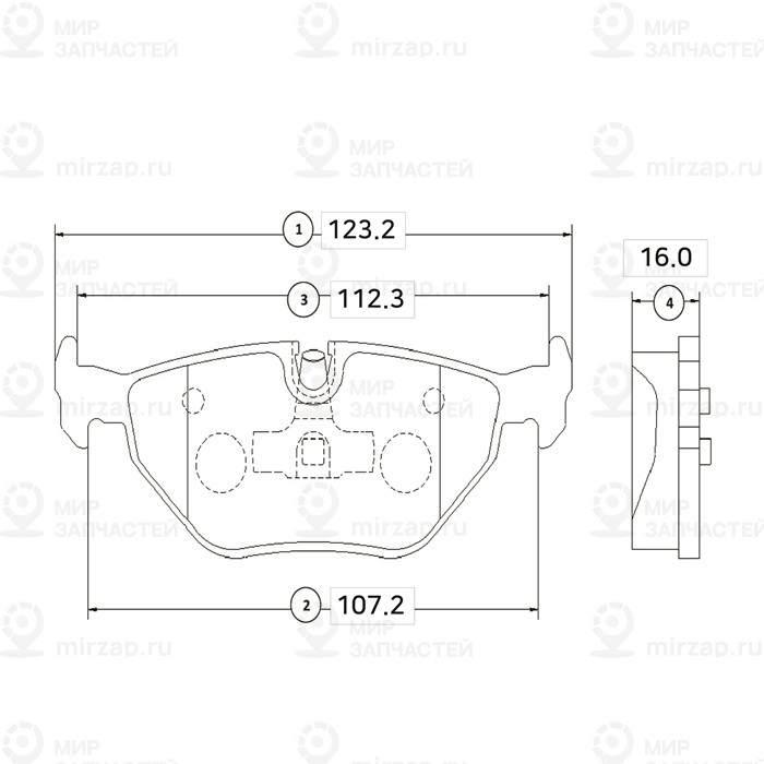 Gk0003_колодки Дисковые Задние!\ Bmw E34 1.8-2.5Td 89-97/E32 3.0-5.0 85-94 CTR GK0003