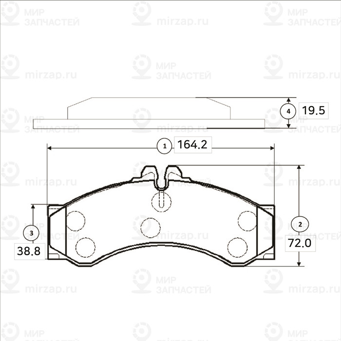 Gk0056_колодки Дисковые Передние!\ Mb Sprinter/408D/410D/412D 96>, Vw Lt46 2.3I- CTR GK0056