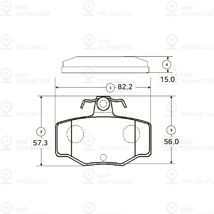 Gk0852_колодки Дисковые Задние!\ Nissan Primera1.6-2.0/2.0Td 90-02/Almera N16 00 CTR GK0852