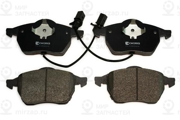 Комплект тормозных колодок, дисковый тормоз CWORKS C11CR0004
