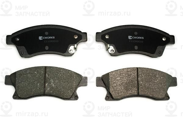 Комплект тормозных колодок, дисковый тормоз CWORKS C11CR0010