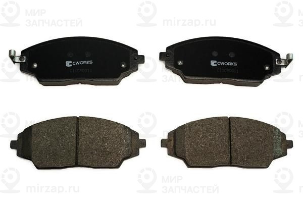 Комплект тормозных колодок, дисковый тормоз CWORKS C11CR0011