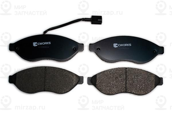Комплект тормозных колодок, дисковый тормоз CWORKS C11CR0014