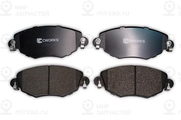 Комплект тормозных колодок, дисковый тормоз CWORKS C11CR0025