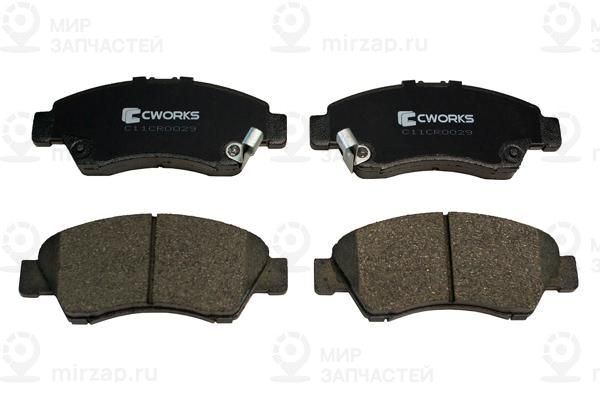 Комплект тормозных колодок, дисковый тормоз CWORKS C11CR0029
